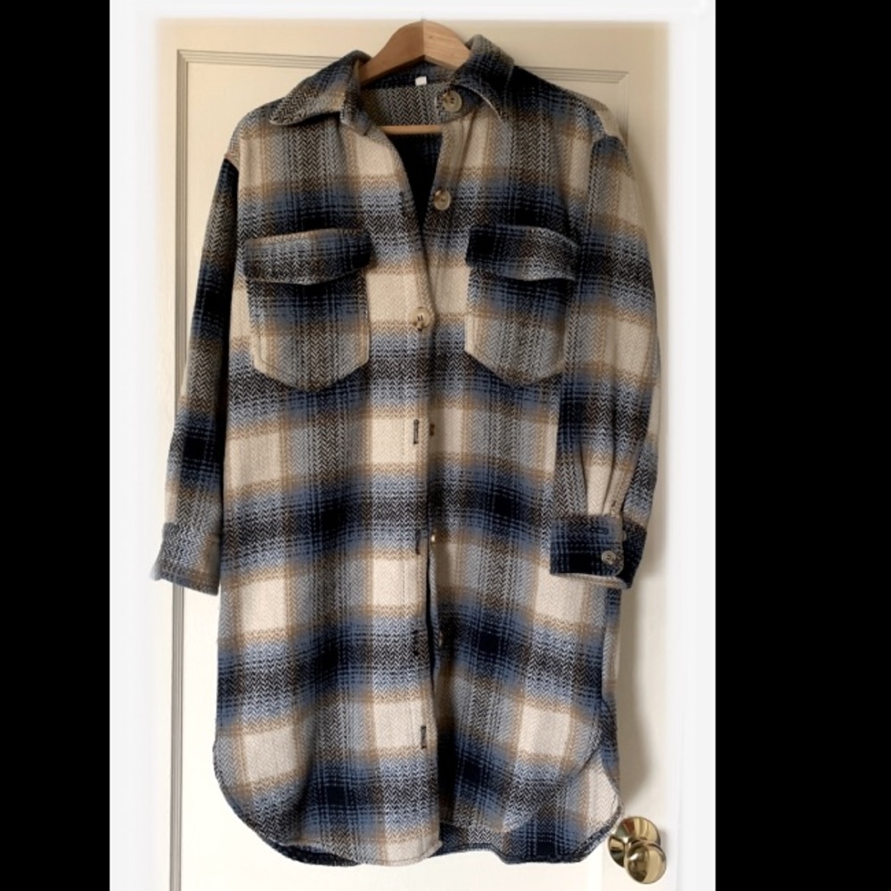 Plaid shacket